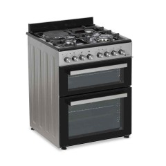 Thermogatz TGS 8001 IX Κουζίνα Υγραερίου & Ρεύματος 92lt με Εστίες Υγραερίου & Ρεύματος Π60εκ. Inox